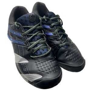 Babolat Vibrakill Men's Sz 11 Blue Black Green Michelin Non Marking Tennis Shoes